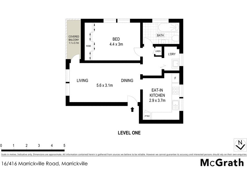 16/416 Marrickville Road, Marrickville NSW 2204 Floorplan