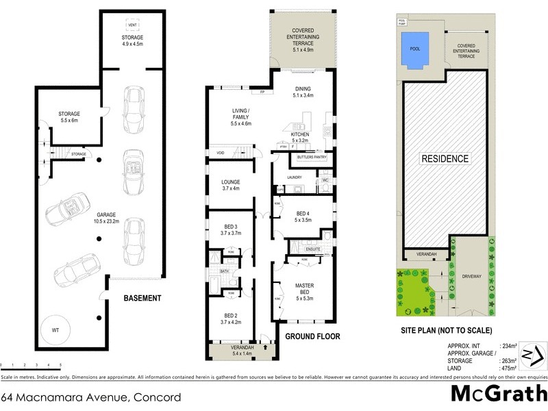 64 Macnamara Avenue, Concord NSW 2137 Floorplan