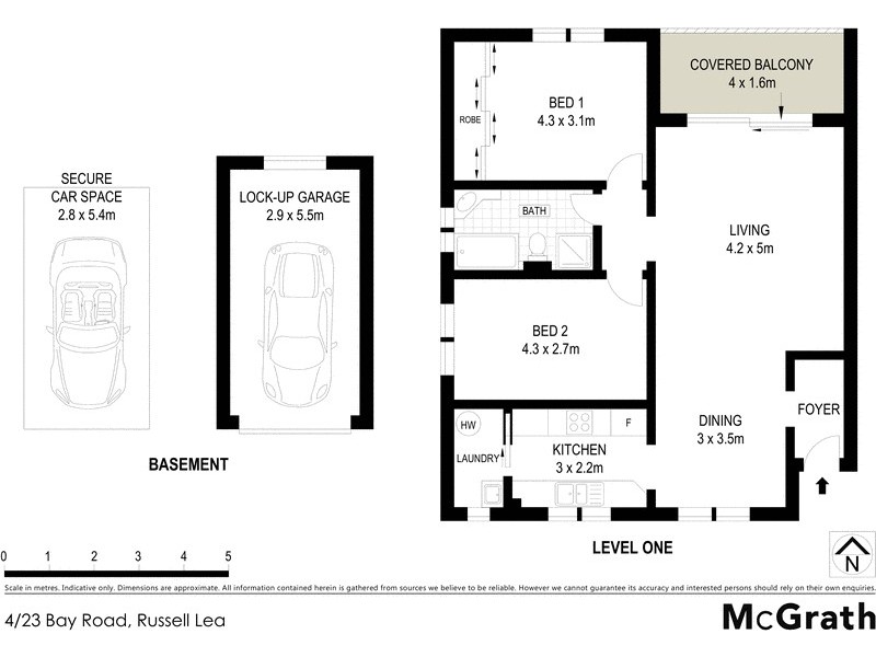 4/23 Bay Road, Russell Lea NSW 2046 Floorplan