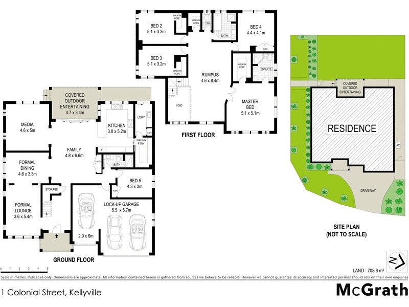 1 Colonial Street, Kellyville NSW 2155 Floorplan