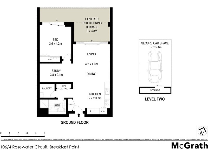 106/4 Rosewater Circuit, Breakfast Point NSW 2137 Floorplan