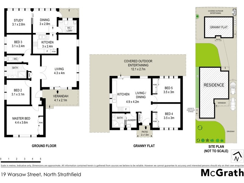19 Warsaw Street, North Strathfield NSW 2137 Floorplan