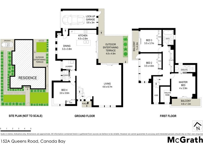 152A Queens Road, Canada Bay NSW 2046 Floorplan