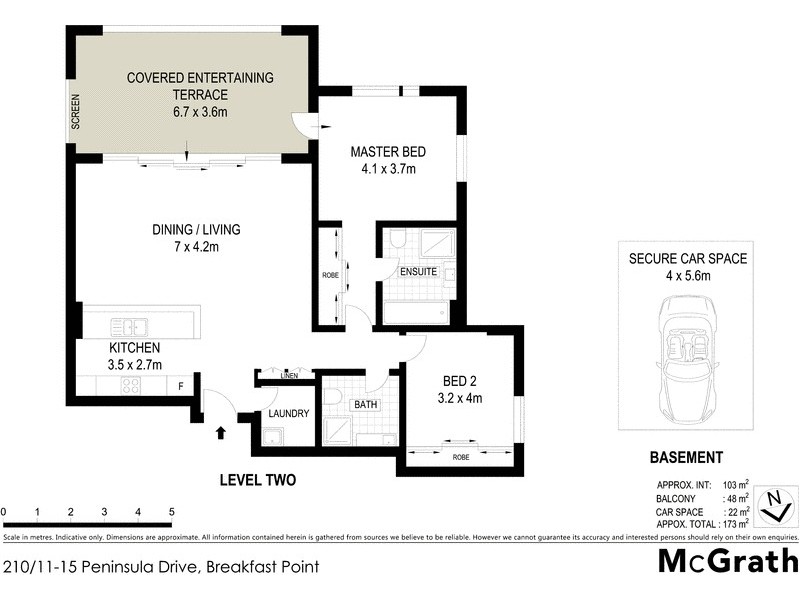 210/15 Peninsula Drive, Breakfast Point NSW 2137 Floorplan
