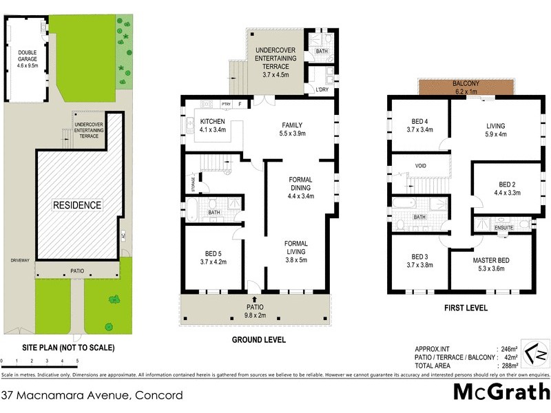 37 Macnamara Avenue, Concord NSW 2137 Floorplan