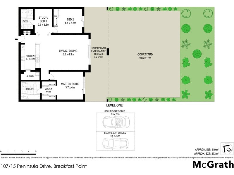 107/15 Peninsula Drive, Breakfast Point NSW 2137 Floorplan
