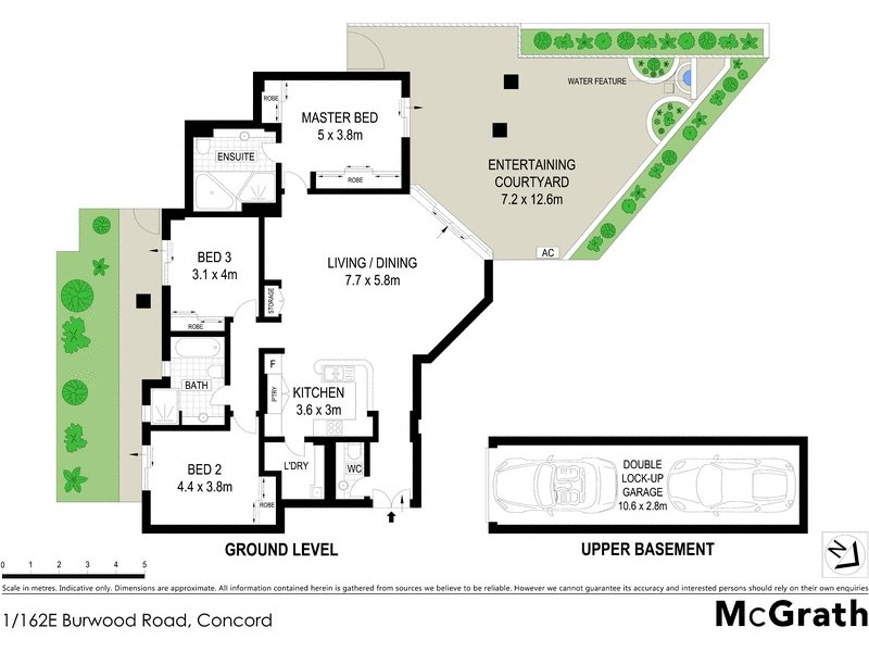 1/162E Burwood Road, Concord NSW 2137 Floorplan