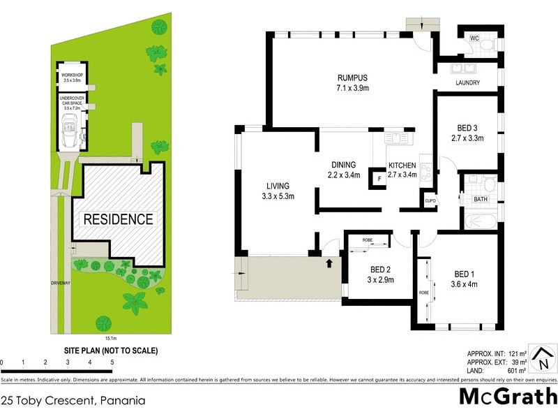 25 Toby Crescent, Panania NSW 2213 Floorplan