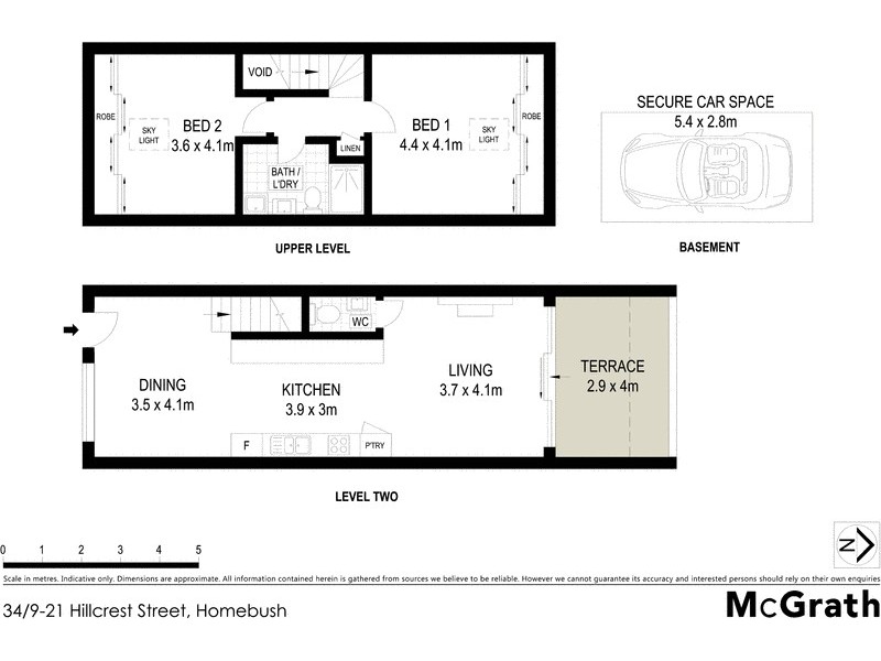 34/9 Hillcrest Street, Homebush NSW 2140 Floorplan