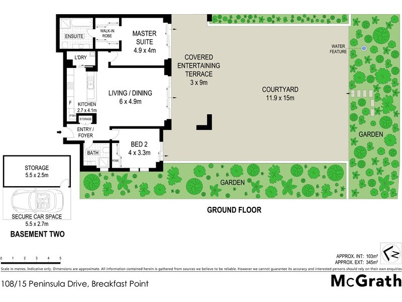 108/15 Peninsula Drive, Breakfast Point NSW 2137 Floorplan