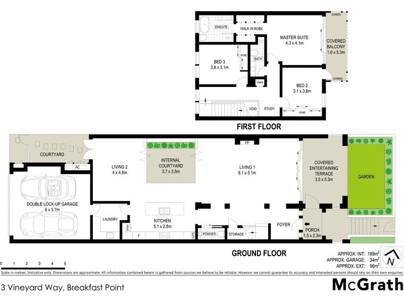 3 Vineyard Way, Breakfast Point NSW 2137 Floorplan