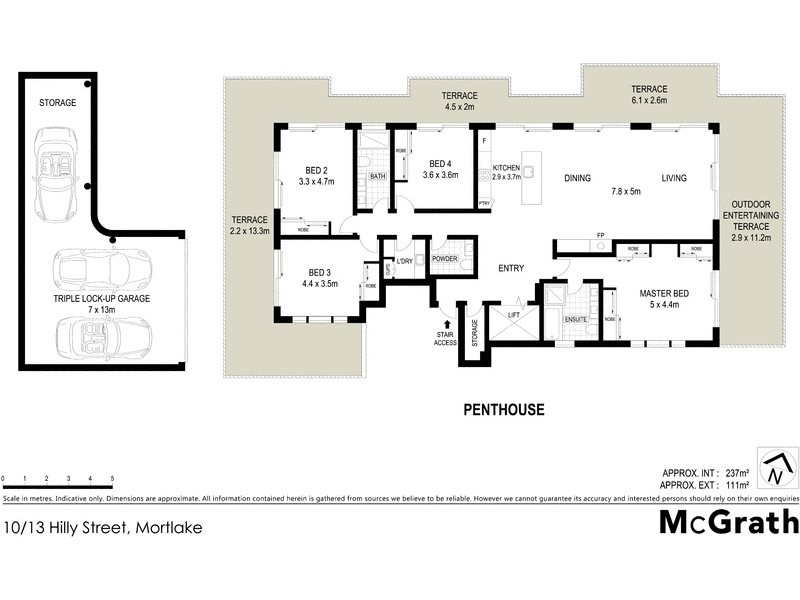 10/13 Hilly Street, Mortlake NSW 2137 Floorplan