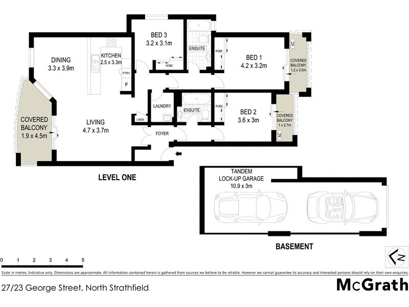 27/23 George Street, North Strathfield NSW 2137 Floorplan
