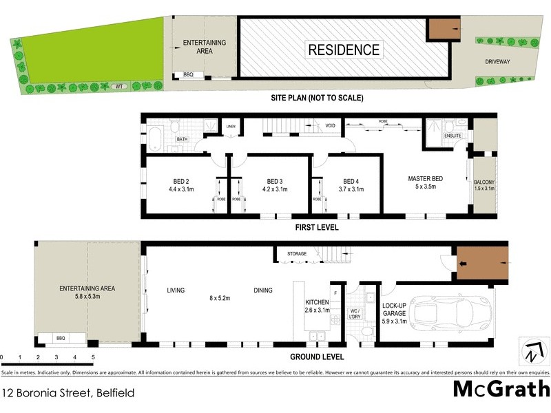 12 Boronia Street, Belfield NSW 2191 Floorplan