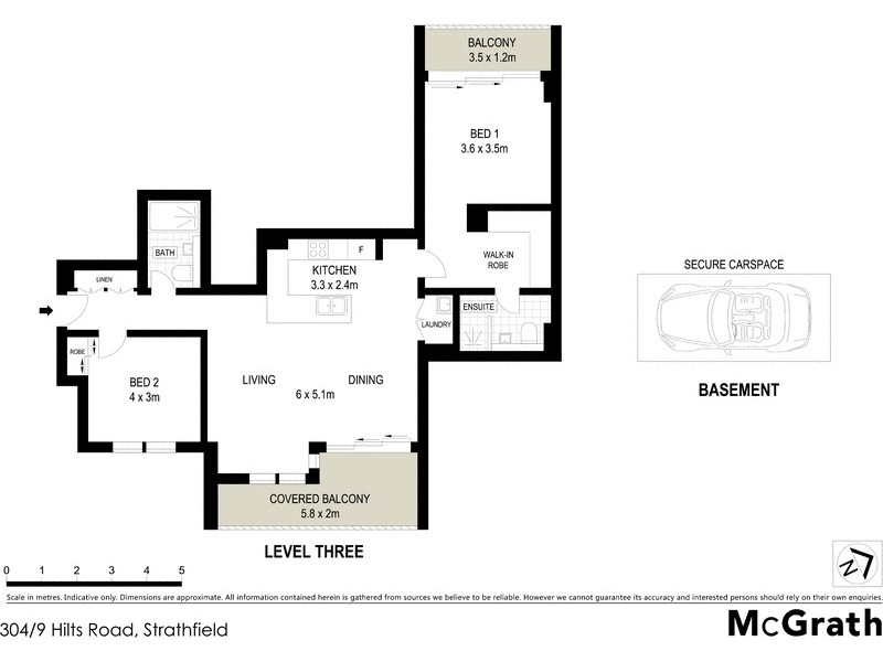 304/9 Hilts Road, Strathfield NSW 2135 Floorplan