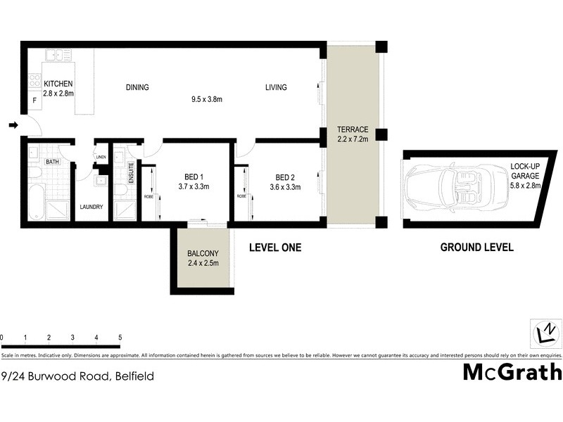 9/24 Burwood Road, Belfield NSW 2191 Floorplan