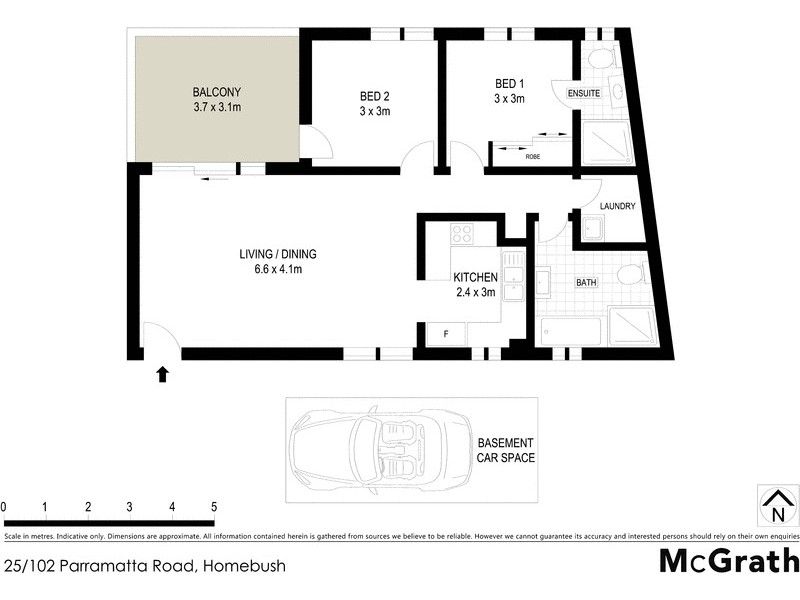 25/102 Parramatta Road, Homebush NSW 2140 Floorplan