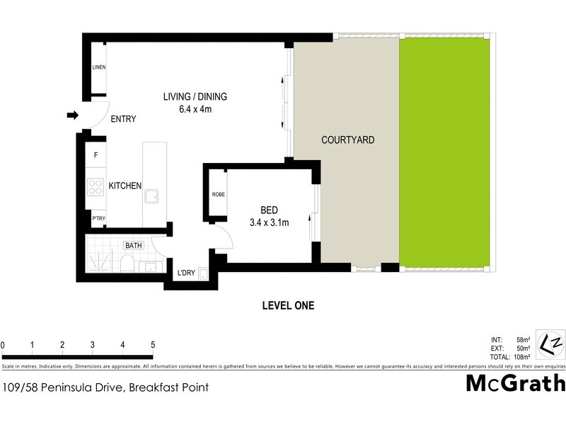 109/58 Peninsula Drive, Breakfast Point NSW 2137 Floorplan