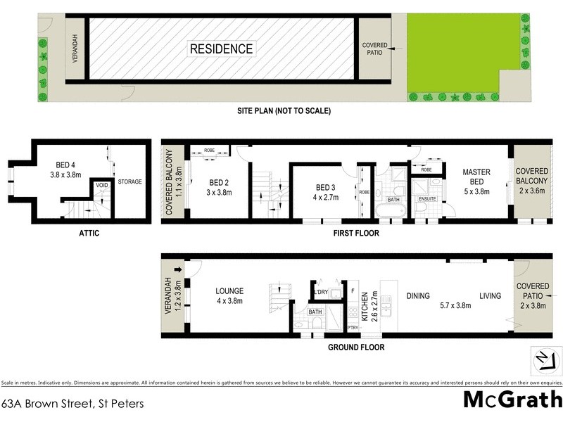 63 Brown Street, St Peters NSW 2044 Floorplan
