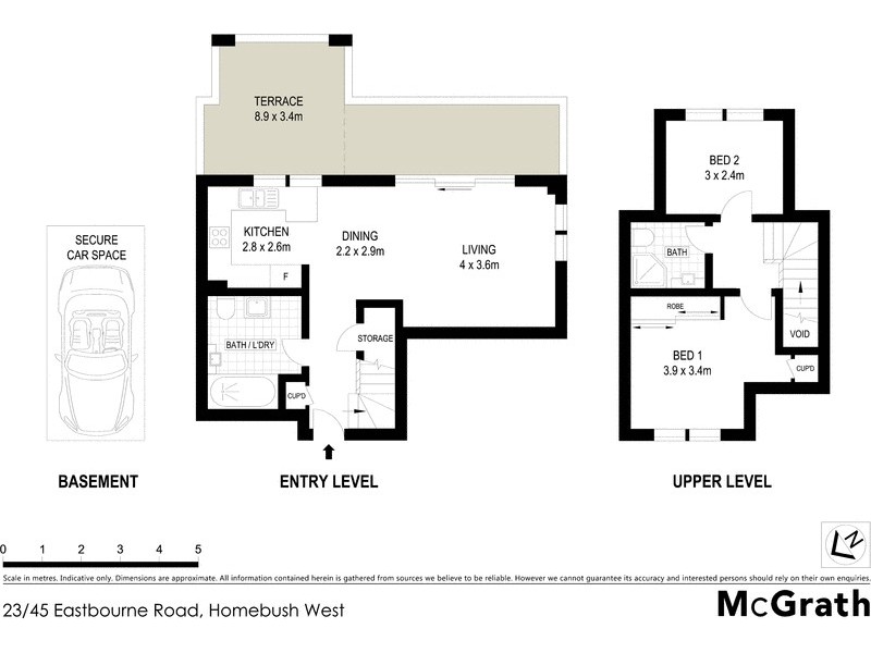 23/45 Eastbourne Road, Homebush West NSW 2140 Floorplan