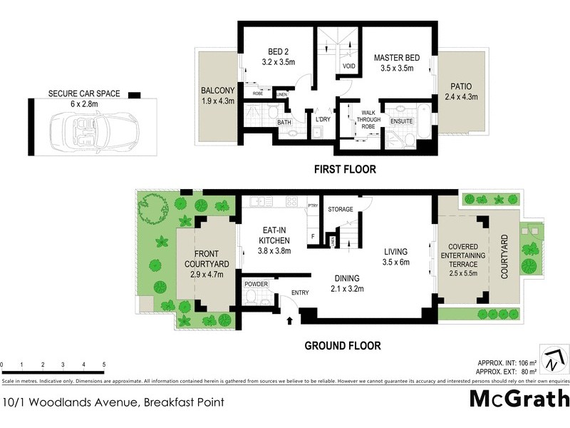 10/1 Woodlands Avenue, Breakfast Point NSW 2137 Floorplan