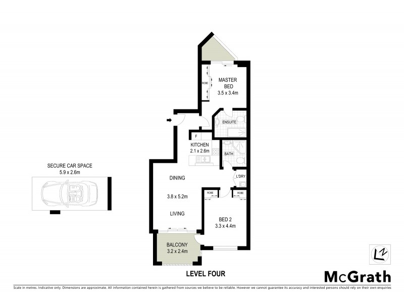 409/2 The Piazza, Wentworth Point NSW 2127 Floorplan