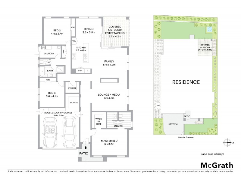 47 Meander Crescent, The Ponds NSW 2769 Floorplan