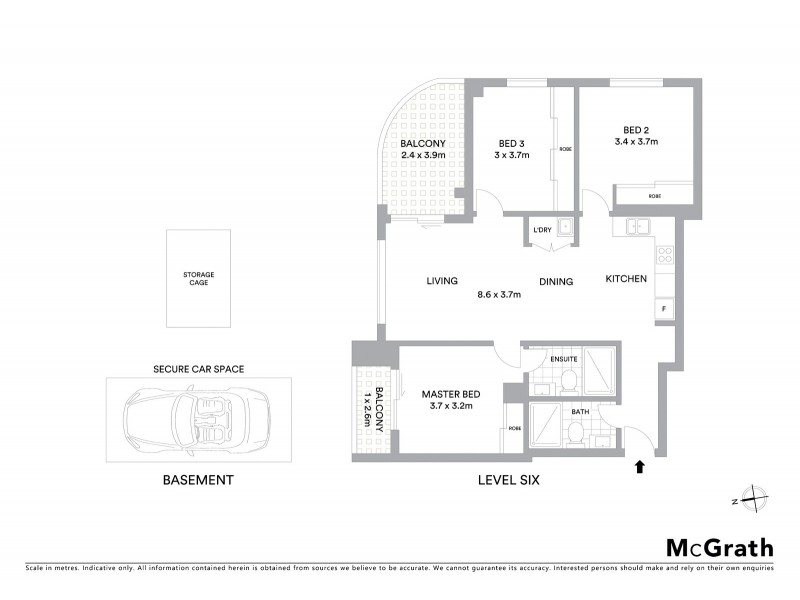603/2A-8 Burwood Road, Burwood NSW 2134 Floorplan