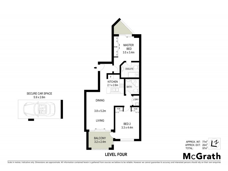 409/2 The Piazza, Wentworth Point NSW 2127 Floorplan