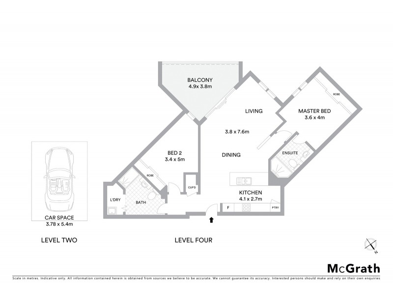 449/46 Baywater Drive, Wentworth Point NSW 2127 Floorplan