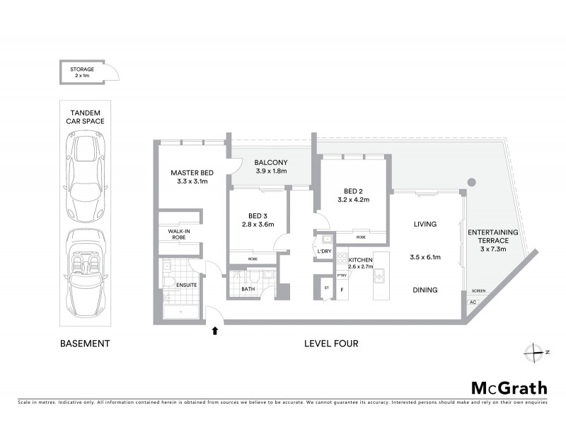 403/5 Link Road, Zetland NSW 2017 Floorplan