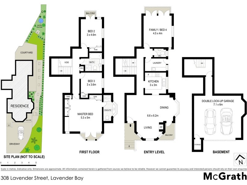 30B Lavender Street, Lavender Bay NSW 2060 Floorplan