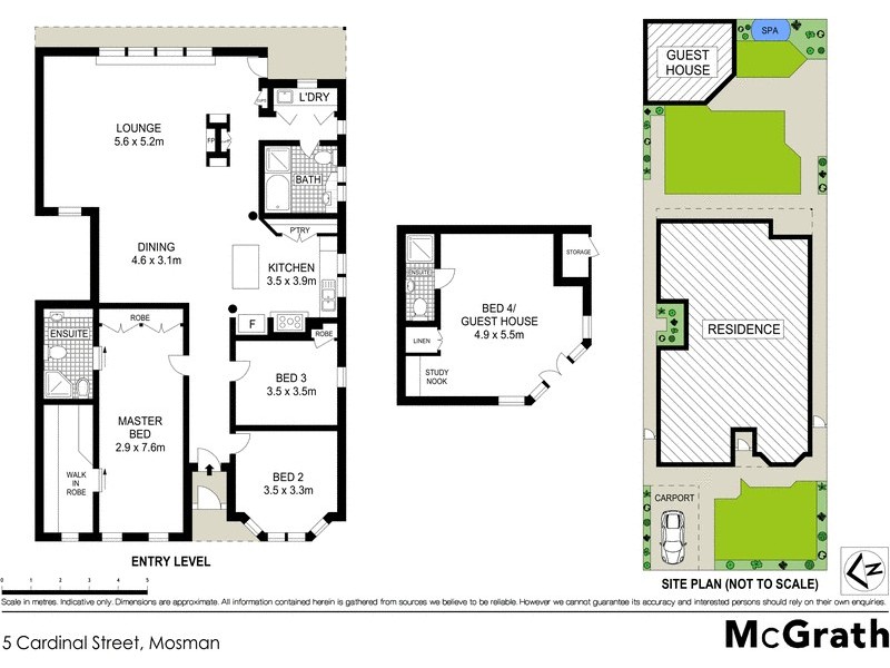 5 Cardinal Street, Mosman NSW 2088 Floorplan