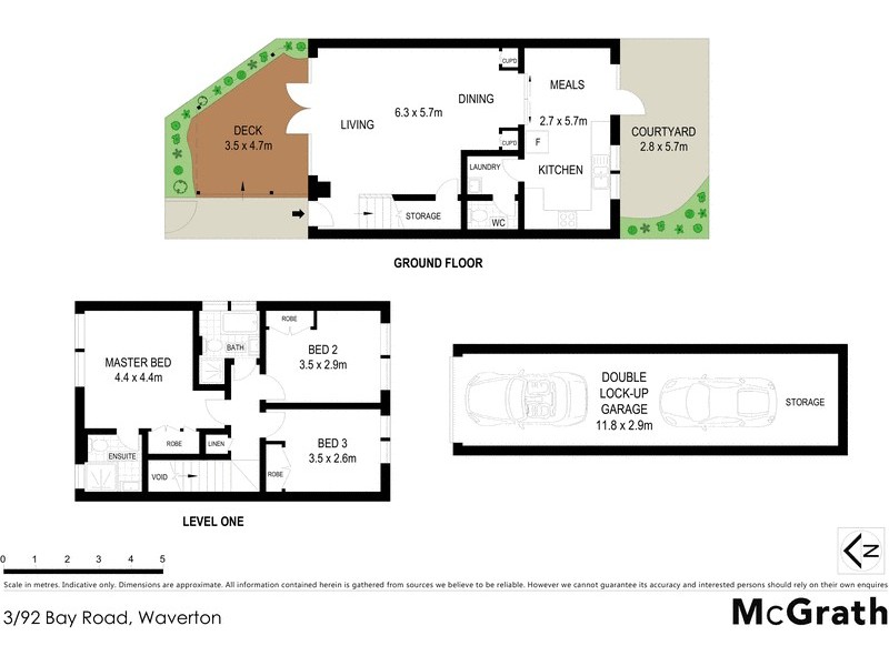 3/92 Bay Road, Waverton NSW 2060 Floorplan