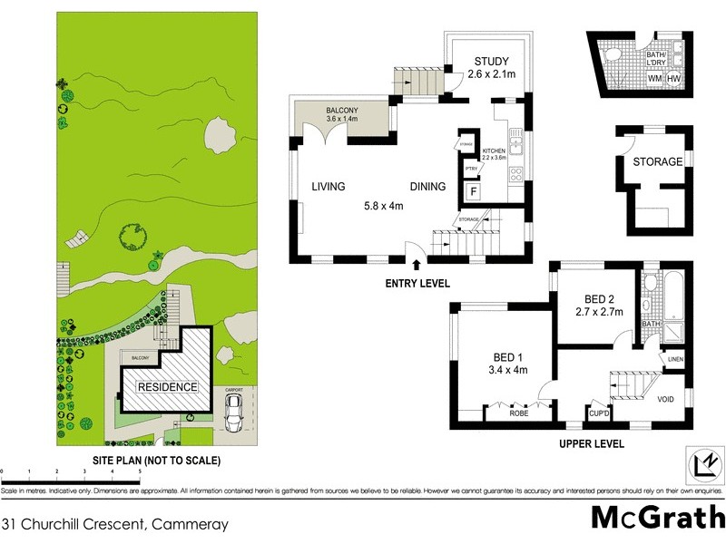 31 Churchill Crescent, Cammeray NSW 2062 Floorplan