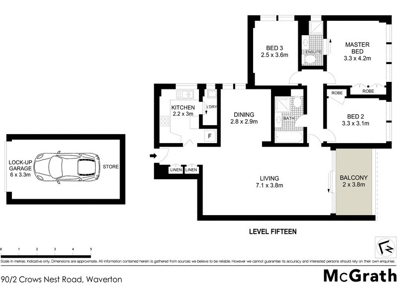 90/2 Crows Nest Road, Waverton NSW 2060 Floorplan