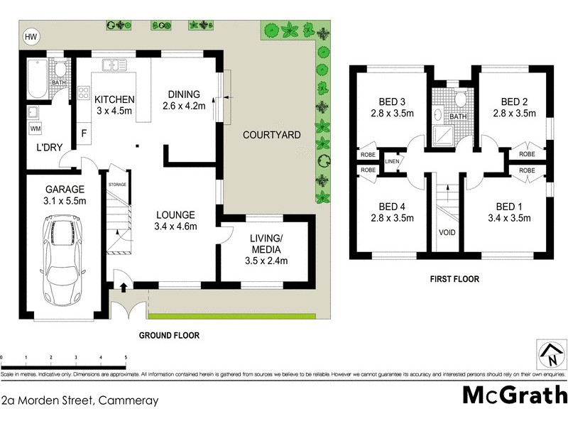2A Morden Street, Cammeray NSW 2062 Floorplan