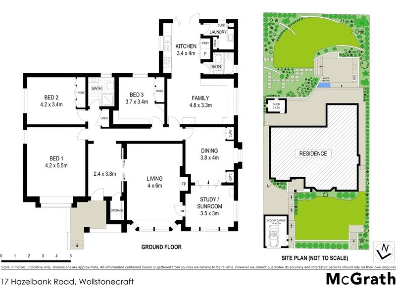 17 Hazelbank Road, Wollstonecraft NSW 2065 Floorplan