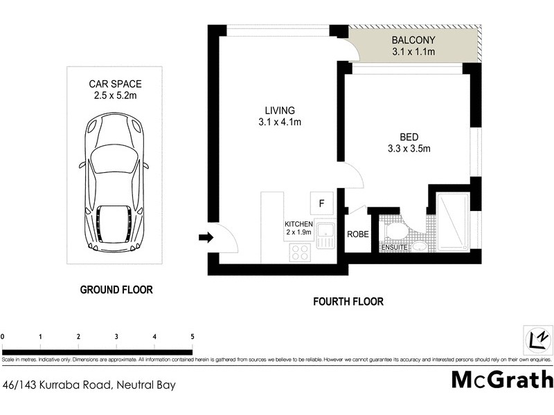 46/143 Kurraba Road, Neutral Bay NSW 2089 Floorplan
