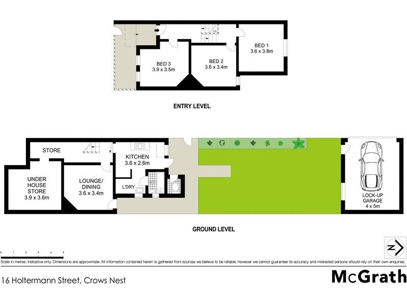 16 Holtermann Street, Crows Nest NSW 2065 Floorplan