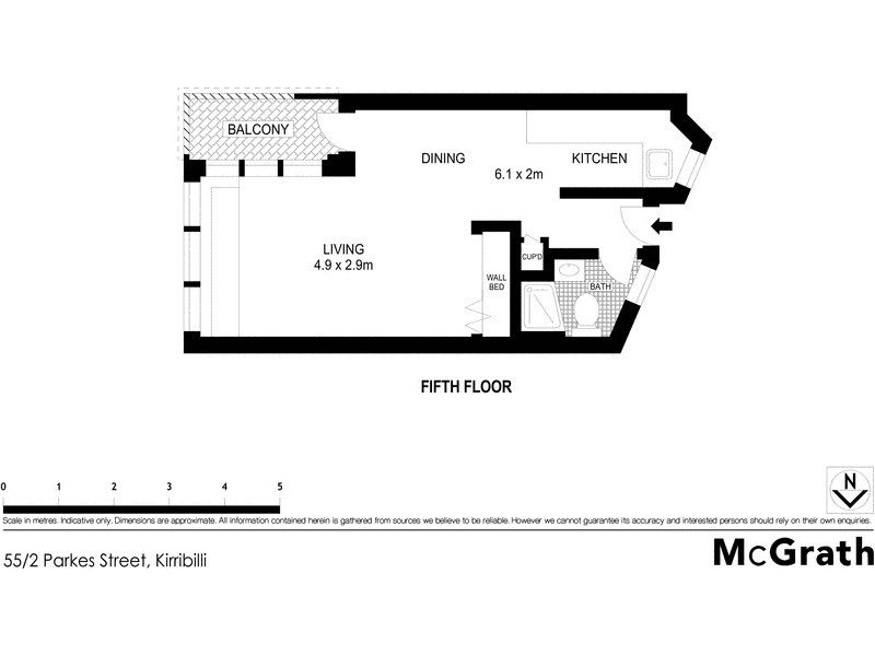 55/2 Parkes Street, Kirribilli NSW 2061 Floorplan