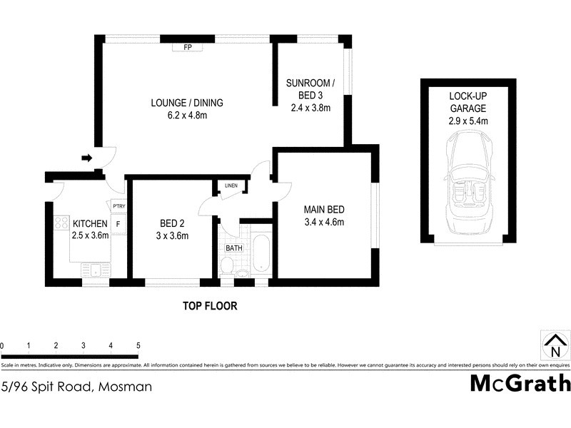 5/96 Spit Road, Mosman NSW 2088 Floorplan