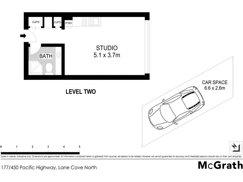177/450 Pacific Highway, Artarmon NSW 2064 Floorplan