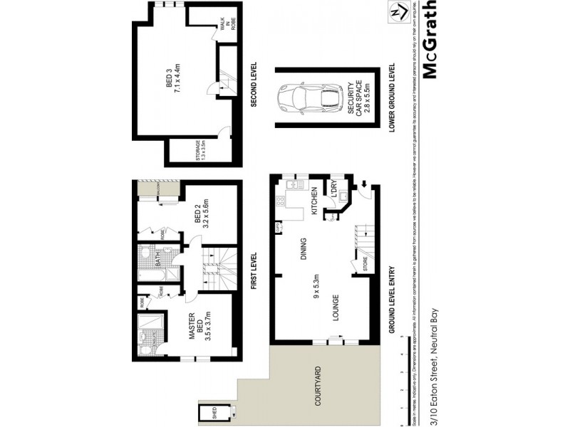 3/10 Eaton Street, Neutral Bay NSW 2089 Floorplan