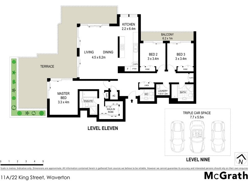 11A/22 King Street, Waverton NSW 2060 Floorplan