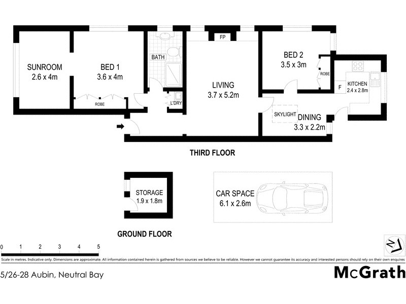 5/26 Aubin Street, Neutral Bay NSW 2089 Floorplan