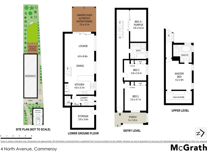4 North Avenue, Cammeray NSW 2062 Floorplan