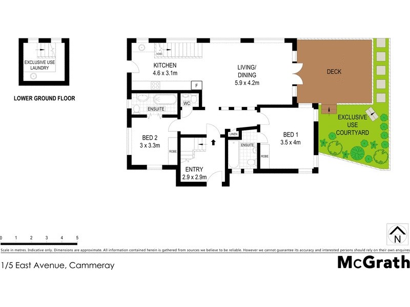 1/5 East Avenue, Cammeray NSW 2062 Floorplan