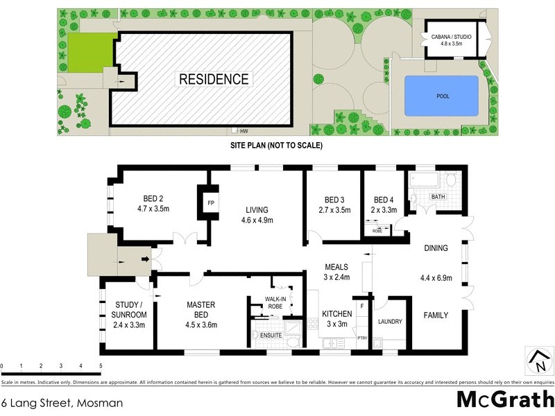 6 Lang Street, Mosman NSW 2088 Floorplan