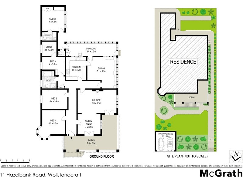 11 Hazelbank Road, Wollstonecraft NSW 2065 Floorplan